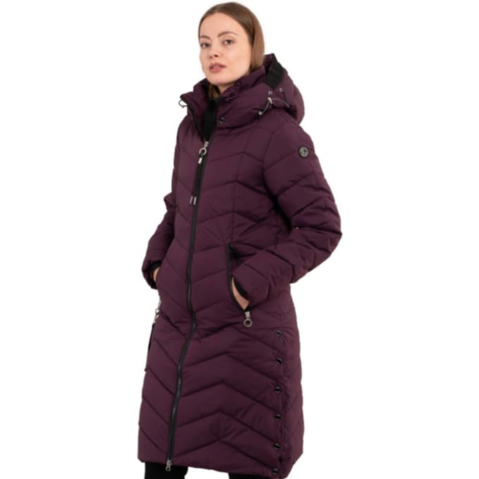 Luhta Iiksi Casual winterjas dames Paars XL/42