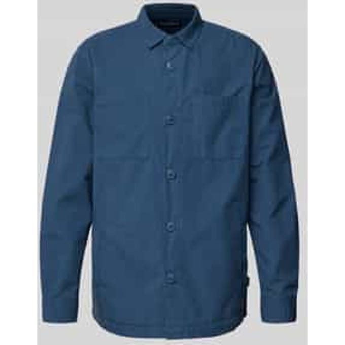 slim fit overshirt van puur katoen model 'RICKFELL'