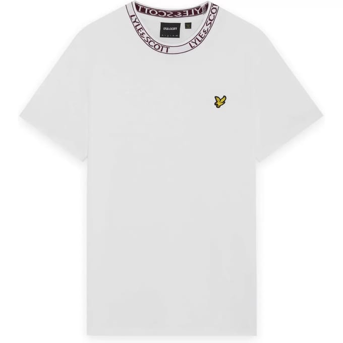 Geribbelde T-shirt Lyle & Scott