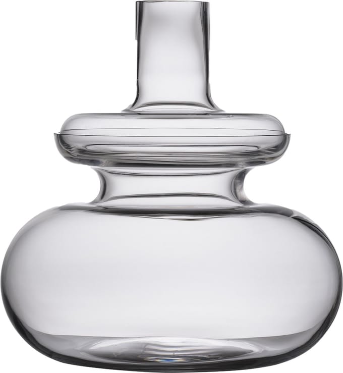Zone Denmark Inu Vaas - Glas - Groot - Transparant - Bloemenvaas - Rond - Bolvaas - 33 x 32 cm