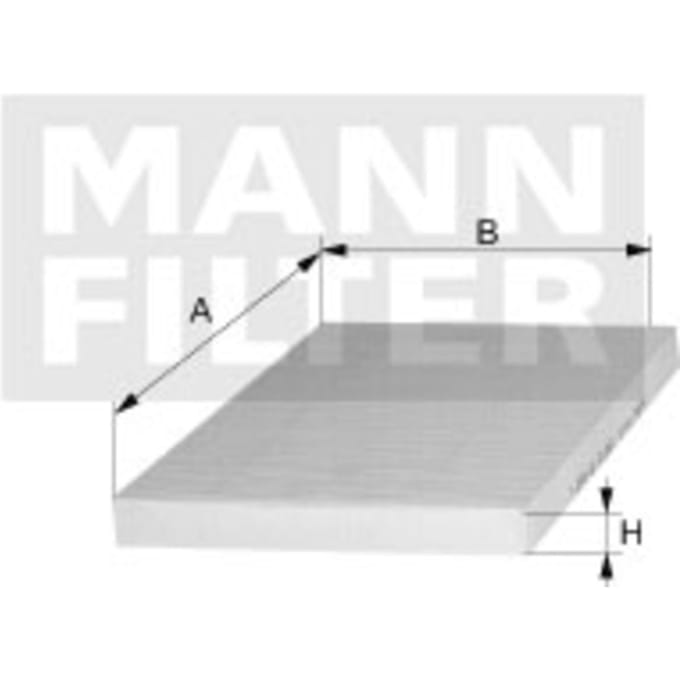 Cabinefilter MANN-FILTER CUK 26 035
