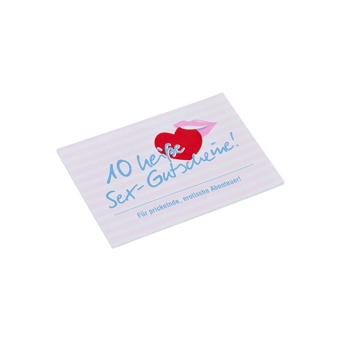 Seks coupons voor meer variatie, 10 stuks.