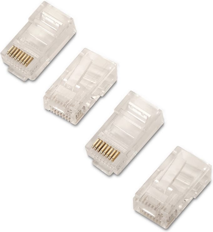A138-0292 - RJ-45 - Transparent - Cat5e - U/UTP (UTP) - 100 pc(s) - 210 mm