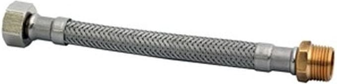 Flexibele waterslang 3/8 binnendraad x 3/8 buitendraad 30cm