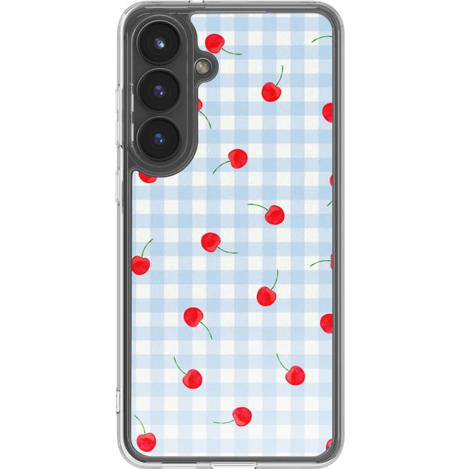 imoshion Hoesje - Geschikt voor Samsung Galaxy S25 FE - Design hoesje - Cherry Check