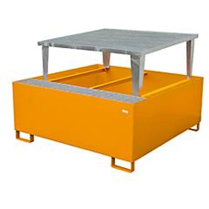 Lekbak AWA 1000-1, oranje RAL 2000