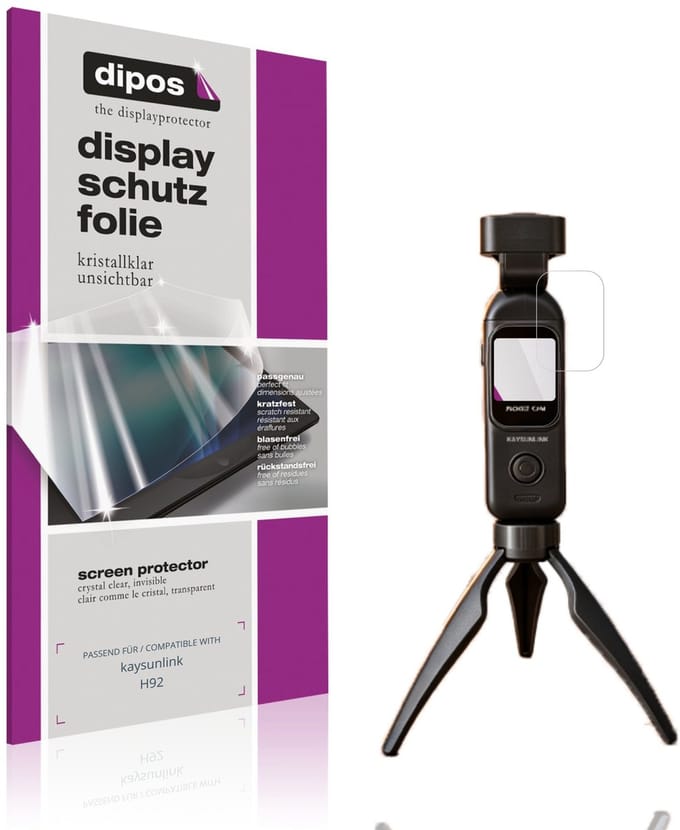dipos – 4x Beschermfolie geschikt voor kaysunlink H92 | Krasbestendige & heldere Screenprotector Ultra-Thin