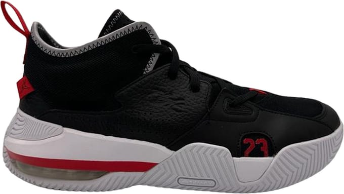 Jordan - Stay loyal - Sneakers - Mannen - Zwart/Rood/Wit - Maat 45