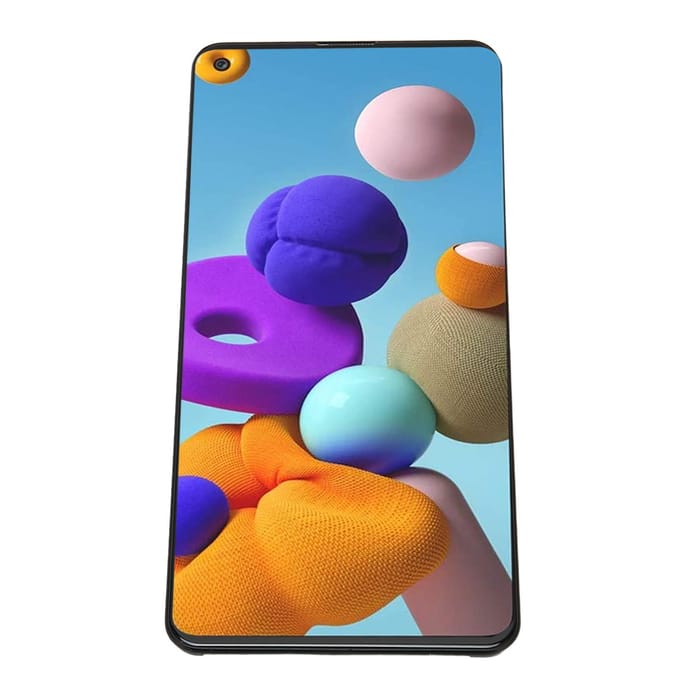 6.5in LCD Display Digitizer Scherm Vervanging met Frame en Gereedschap voor Galaxy A21s A217 SM A217F blue