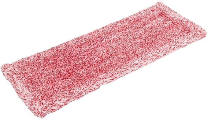 D&L Microvezel Vloermop Premium - 40cm - Rood Gemêleerd