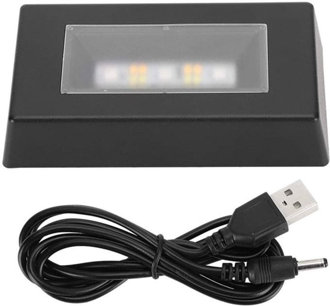 Allecto - Led Lichtbasis - Kristal Display Stand - Usb Gevoed