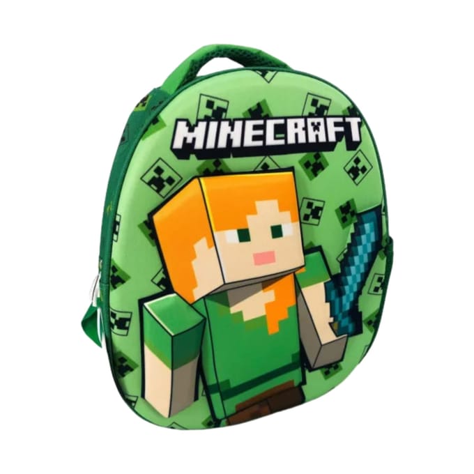 Minecraft 3D rugzak - eivormig