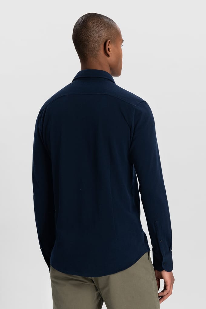 Dstrezzed Kite Dk. Navy Taglia: S | Camicie Casual Outlet | Uomo | Blu
