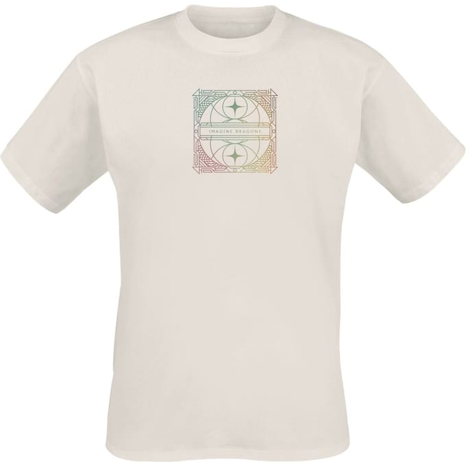 Imagine Dragons T-shirt - Loom Tarot - S tot 3XL - voor Mannen - ecru
