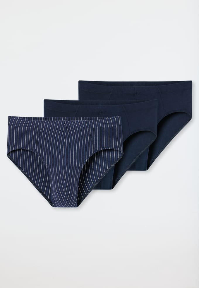 Schiesser 3 Pack Supermini slip - 95/5 Essentials Heren Onderbroek