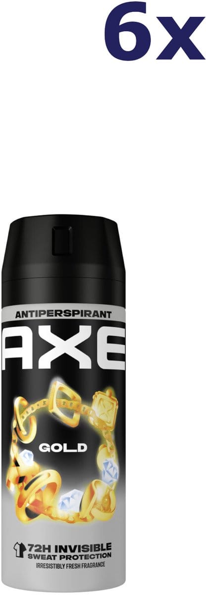 Axe Deo Spray Gold - 6 x 150 ml