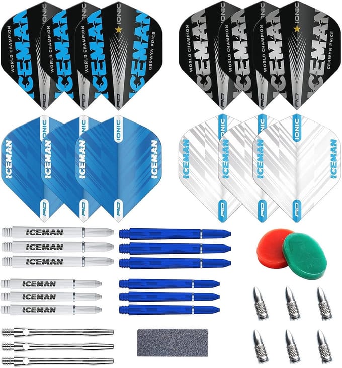 Dart Accessoire Set met Dartpijlen, Dartborden en accessoires
