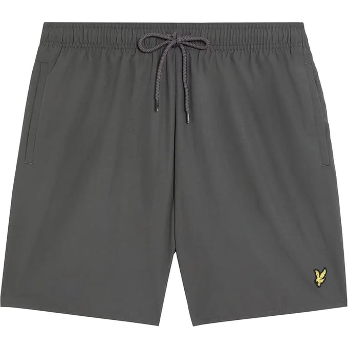 Lyle & Scott Plain Swimshort Zwembroeken Heren - Grijs - Maat XS