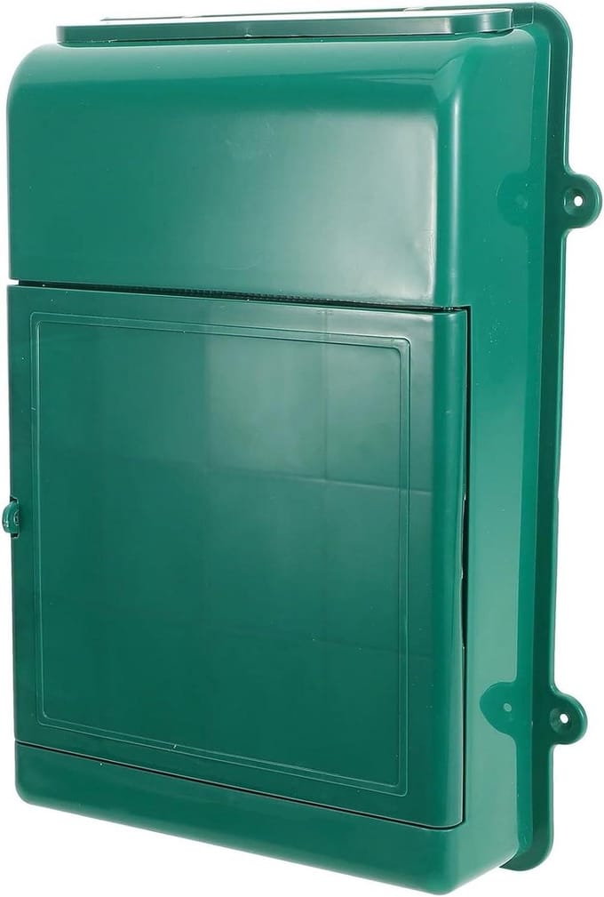 Brievenbus - Wandhouder Post - Post Ontvangen - Weerbestendig Ontwerp - 345 cm - Groen