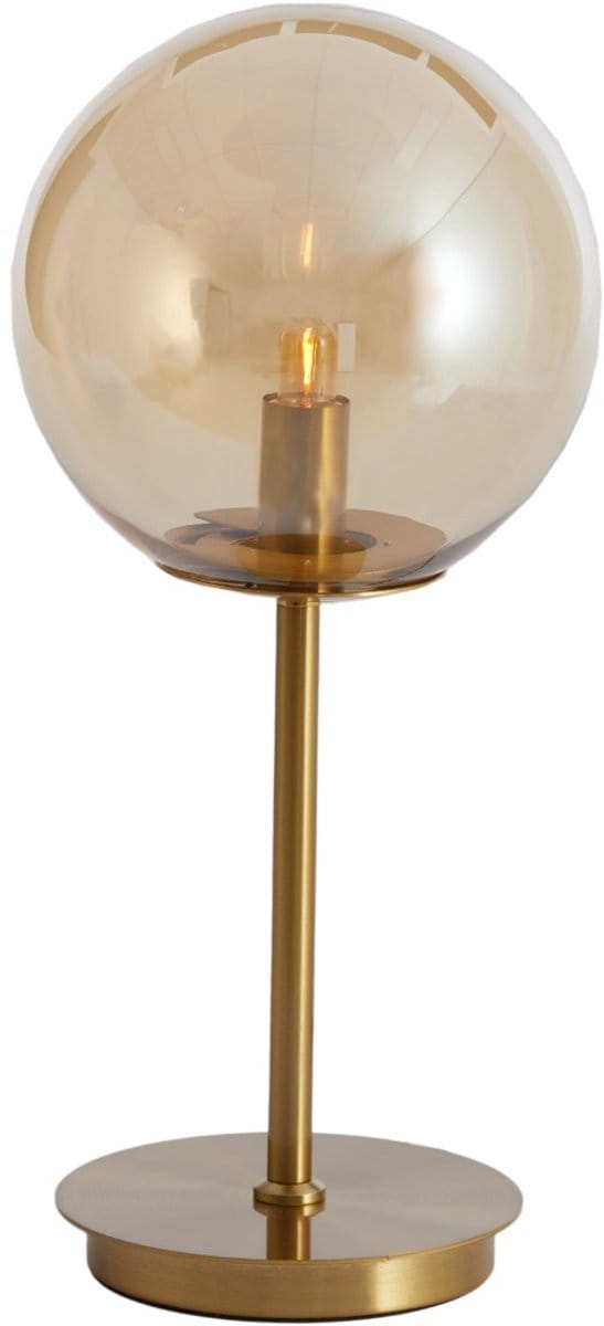 Light & Living Tafellamp Medina - Amber goud - Ø20cm - Modern