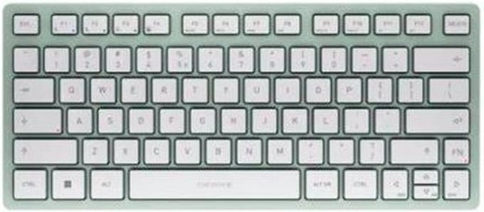 CHERRY KW 7100 MINI BT - Compact Toetsenbord - Draadloos Bluetooth 5.1 - Multi-device - QWERTY - Muntgroen
