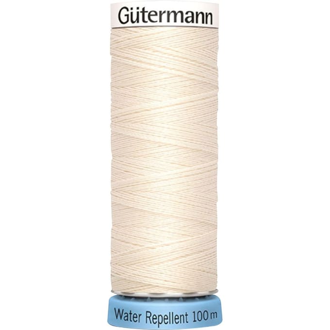 Gütermann universele naaigaren "Water Repellent" - 802 Gebroken Wit