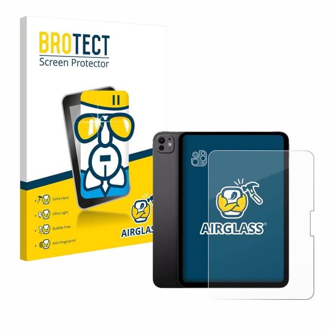 Screenprotector voor Apple iPad Pro 11" 2024 (Voor+Camera) Beschermglas transparant