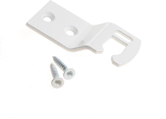 Dulimex SH 863B Sluithaak / naar binnen links / staal wit geëpoxeerd