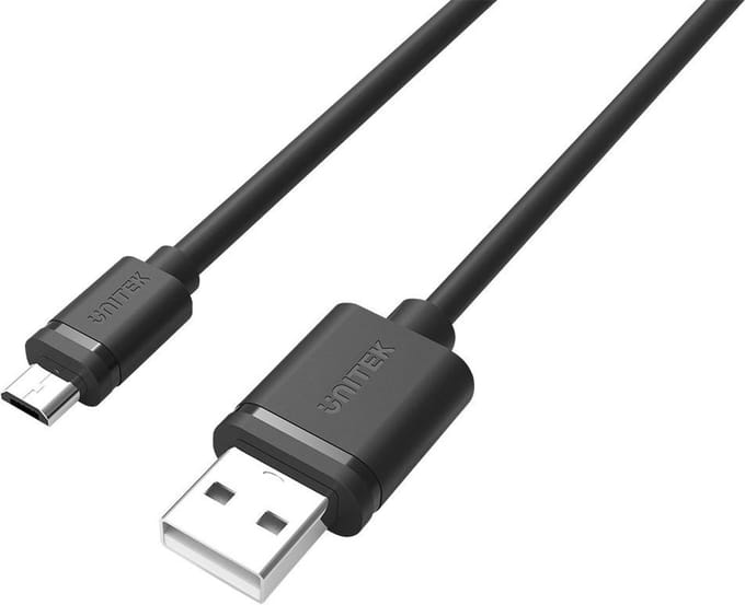 Unitek Usb 2.0 Microusb-Kabel 0,5M Voor Telefoons, Tabletten En Andere Apparaten