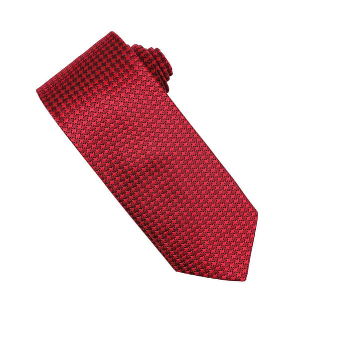 Premier Puppytooth Stropdas (Rood)