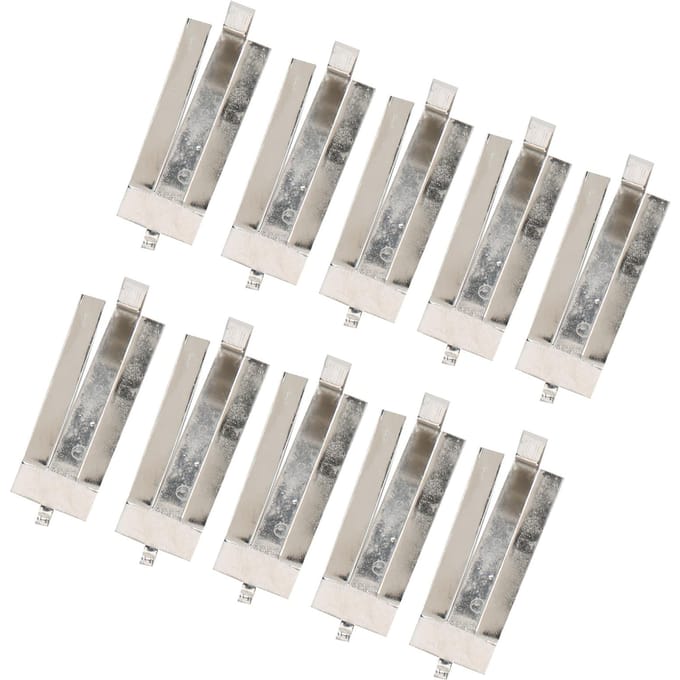 10 Pièces Clips de Fixation de Plateforme en Verre pour Lit Chauffant Pince en Acier Inoxydable Accessoires pour Imprimante 3D white