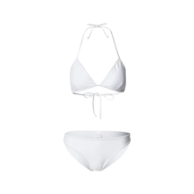 Urban Classics - Piped Triangle Bikini set - L - Wit