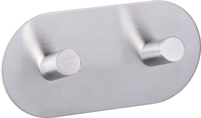 Wenko Wandhaak 10 Cm Rvs Matzilver