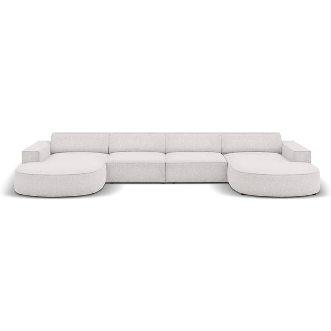 U-bank Jodie chenille afgerond | Micadoni Home