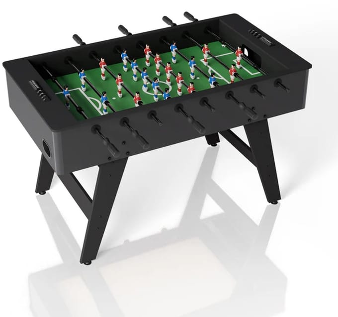 Tafelvoetbaltafel / Voetbaltafel - Incl. Accessoires - Zwart