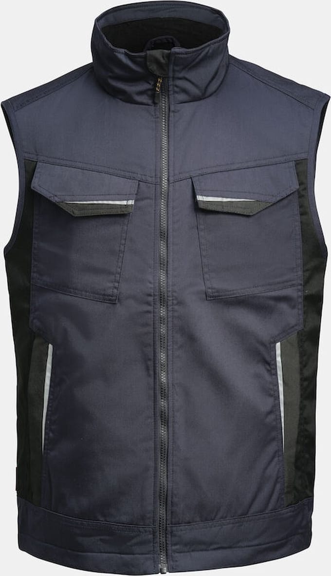 Jobman 7517 Service Vest Lined 65751720 - Navy - S
