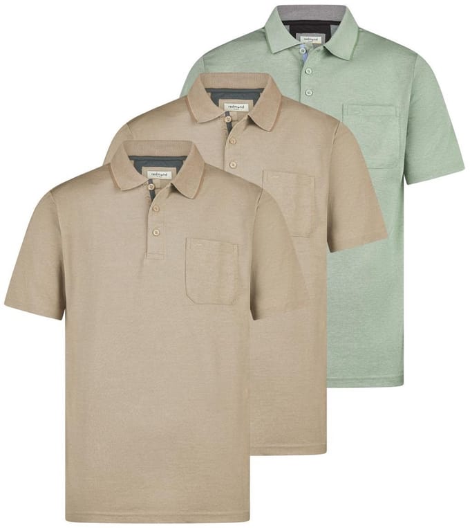 Redmond Heren poloshirt 3 pack Basic