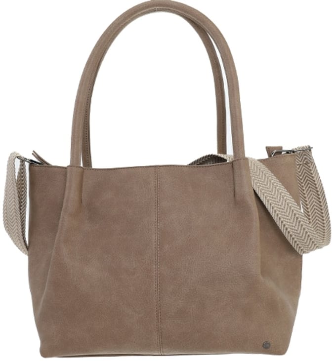 Taupe schoudertas Melbourne OLT17828