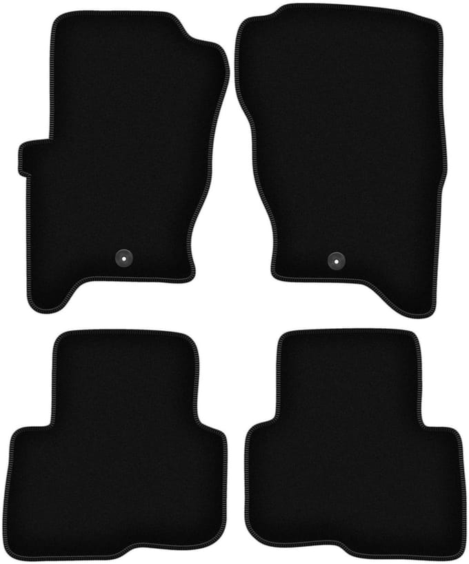 BASIC zwarte veloursmatten voor: Land Rover Discovery III SUV (2004-2011)