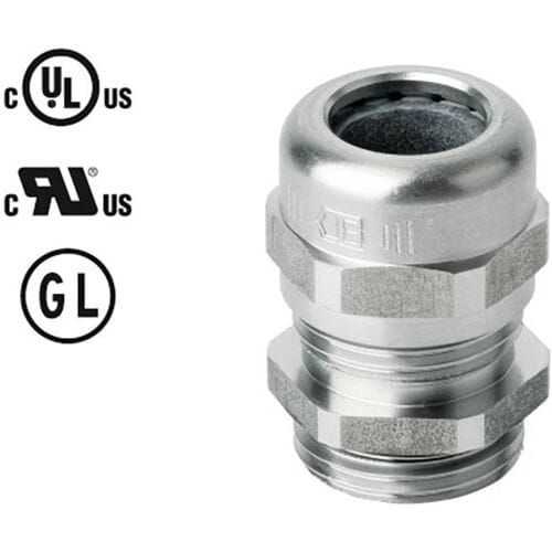 Jacob 50.612 ES Wartel Met trekontlasting M12 RVS RVS 1 stuk(s)