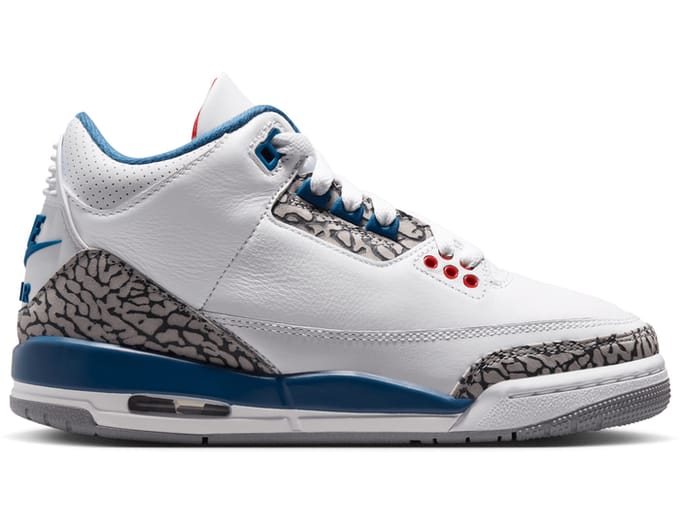 Jordan Air Jordan 3 Retro True blauw Gs Kinderen Wit K104