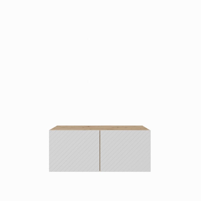 TV-kast Kaja 1x100 cm (artisan + wit)