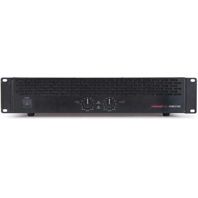 Fonestar SA-204 - Stereo eindversterker, 2 x 150 W RMS, Fonestar zwart