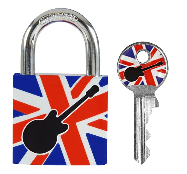 MasterLock Hangslot 30 mm British Guitar