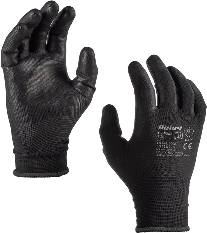 Rebel Tools - Polyurethaan Werkhandschoenen - Maat 10L - 5 Paren