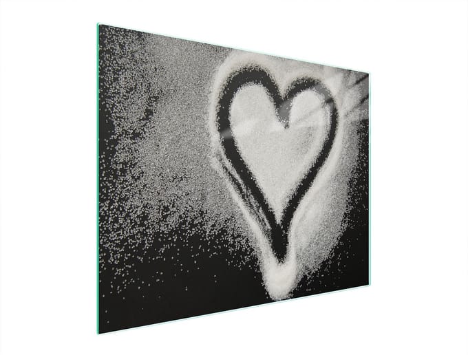 TMK ArtDeko Serie - Glazen Snijplank - 52x40cm - Hartdesign