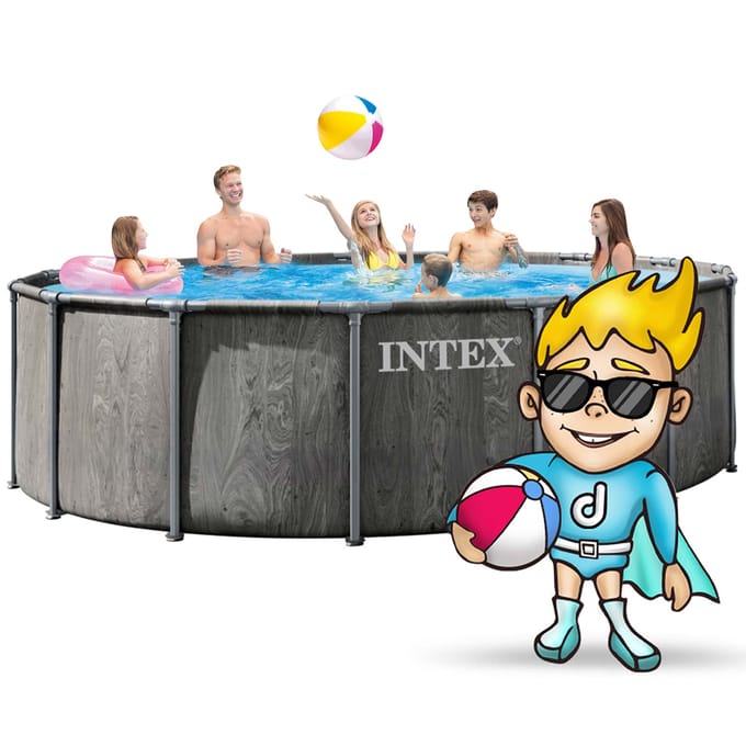 Intex Prism Frame™ Serie - Opzetzwembad - 457 x 122 cm - 12w1 - PVC