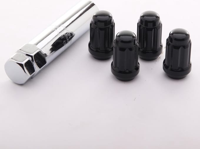 JR Wheels - ATN1 Anti-theft lug nuts - M12x1,5 Black