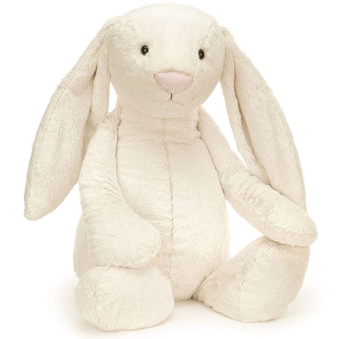 Jellycat knuffel Bashful bunny cream really really big