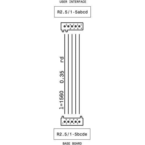 AEG kabel, deur, (B) 140217859010